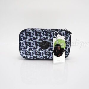 NWT Kipling AC8236 50 Pens Case Cosmetic Accessory Box Polyester Dazzling Geos